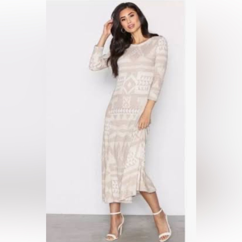 Polo Ralph Lauren Aztec print Waffle Knit dress